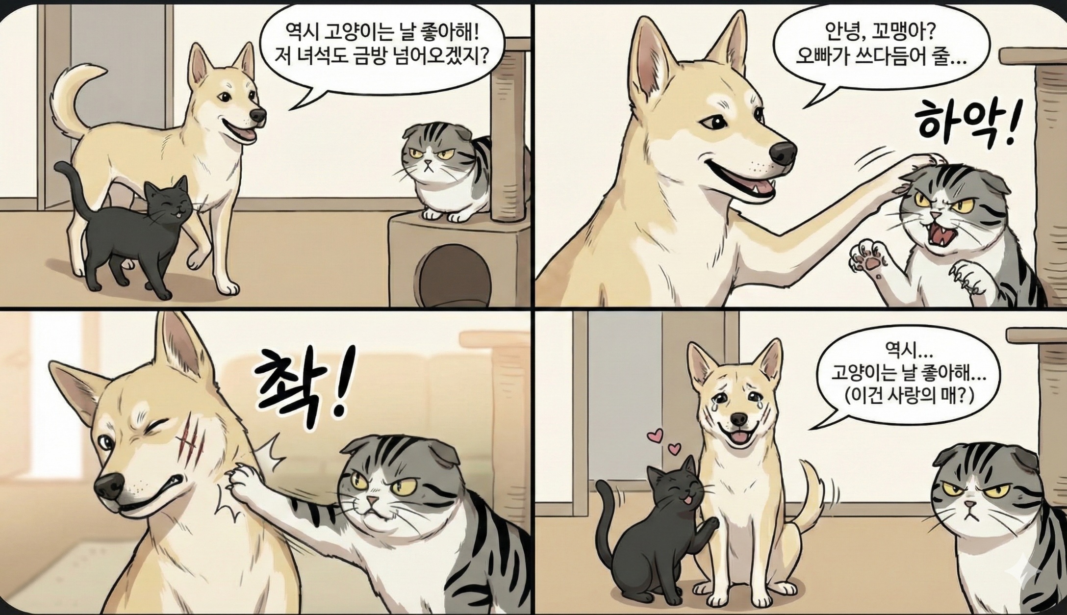 사랑의 매!!
